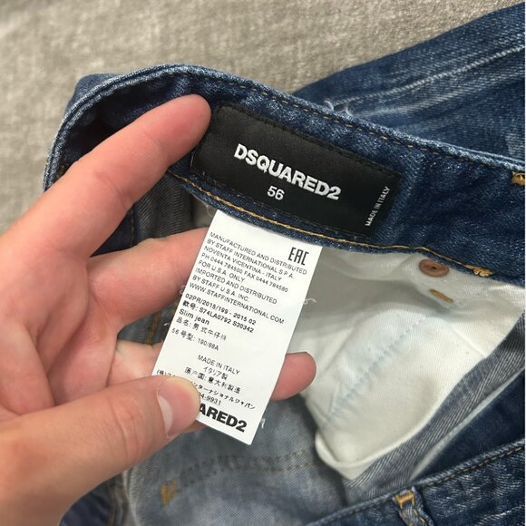 Men’s DSquared2 Jean Shorts – Size 38 – Gently Used - Picture 3 of 4